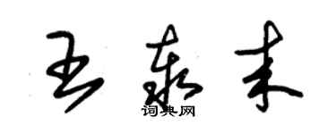 朱錫榮王泰來草書個性簽名怎么寫