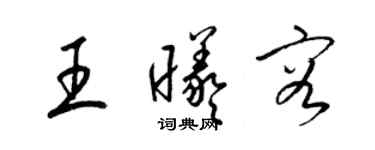 梁錦英王曦容草書個性簽名怎么寫
