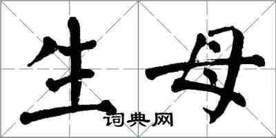 翁闓運生母楷書怎么寫