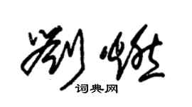 朱錫榮劉燃草書個性簽名怎么寫