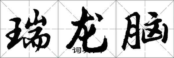 胡問遂瑞龍腦行書怎么寫