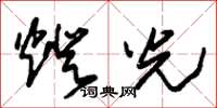 朱錫榮燈光草書怎么寫