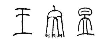 陳墨王文昱篆書個性簽名怎么寫