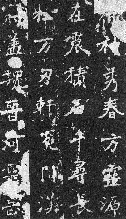 刀譜樣的書法《張猛龍碑》