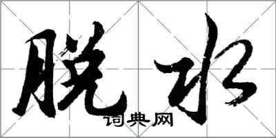 胡問遂脫水行書怎么寫