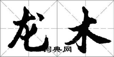 胡問遂龍木行書怎么寫