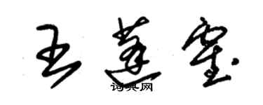 朱錫榮王蓬霍草書個性簽名怎么寫