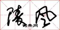 朱錫榮陵風草書怎么寫