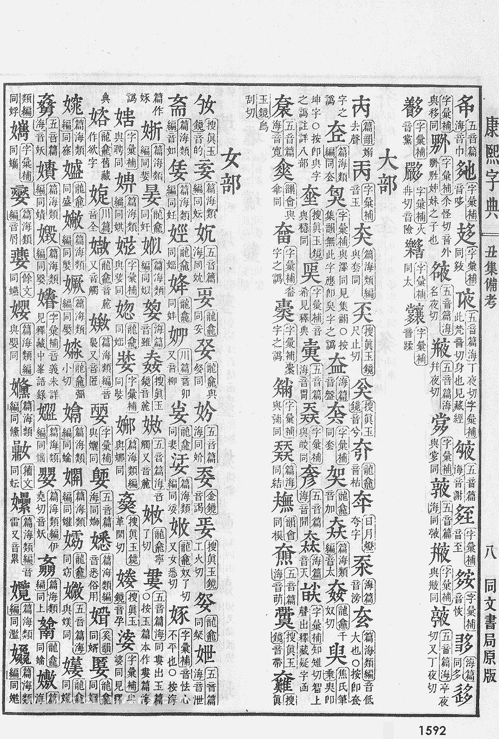 康熙字典掃描版第1592頁