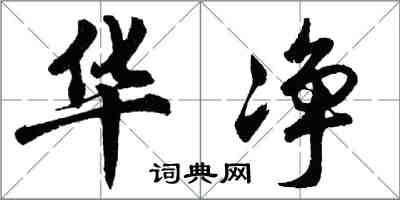 胡問遂華淨行書怎么寫