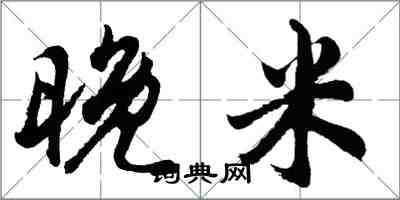 胡問遂晚米行書怎么寫