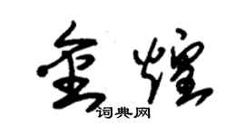 朱錫榮金煌草書個性簽名怎么寫