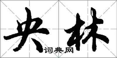 胡問遂央林行書怎么寫