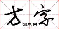 朱錫榮方字草書怎么寫