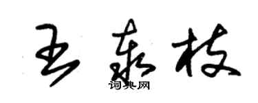 朱錫榮王泰枝草書個性簽名怎么寫
