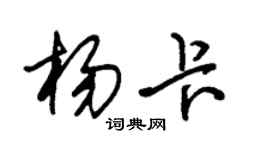 朱錫榮楊卡草書個性簽名怎么寫