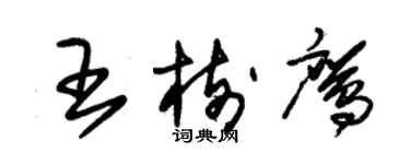 朱錫榮王樹鷹草書個性簽名怎么寫