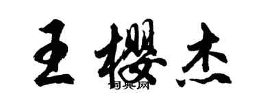 胡問遂王櫻傑行書個性簽名怎么寫