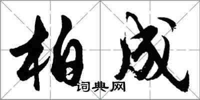 胡問遂柏成行書怎么寫