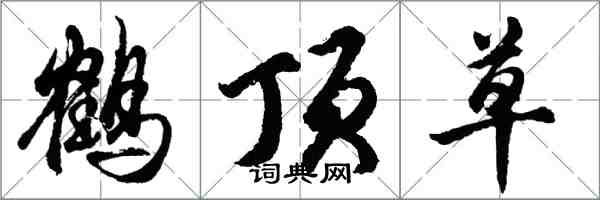 胡問遂鶴頂草行書怎么寫