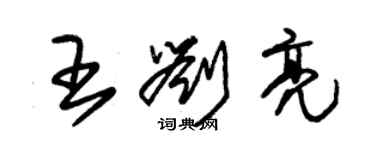 朱錫榮王劉亮草書個性簽名怎么寫