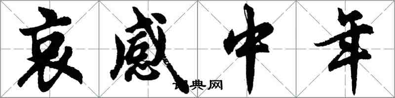 胡問遂哀感中年行書怎么寫