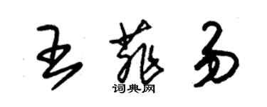 朱錫榮王菲易草書個性簽名怎么寫