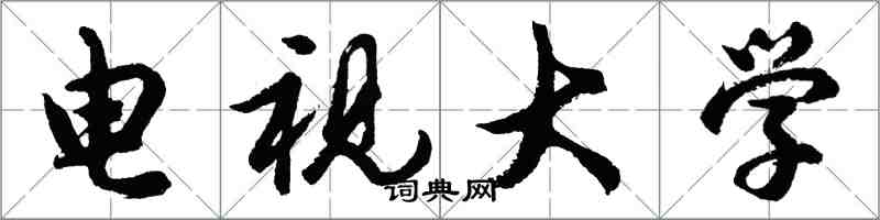 胡問遂電視大學行書怎么寫