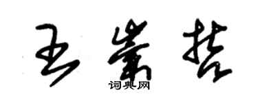 朱錫榮王崇哲草書個性簽名怎么寫