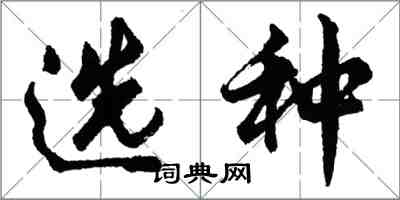 胡問遂選種行書怎么寫