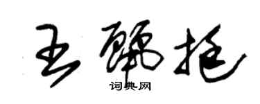 朱錫榮王麗挺草書個性簽名怎么寫