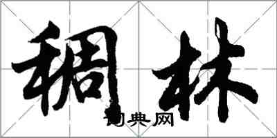 胡問遂稠林行書怎么寫