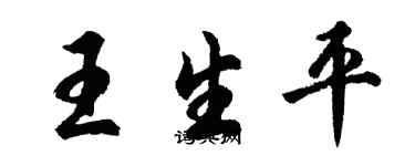 胡問遂王生平行書個性簽名怎么寫