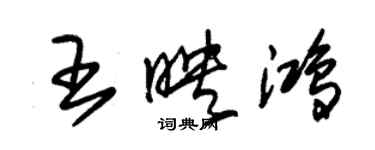 朱錫榮王映鴻草書個性簽名怎么寫