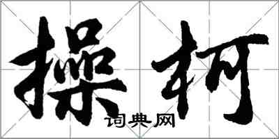 胡問遂操柯行書怎么寫