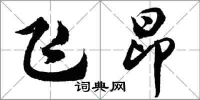 胡問遂飛昂行書怎么寫