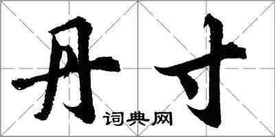 胡問遂丹寸行書怎么寫