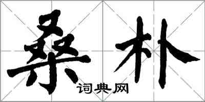 翁闓運桑朴楷書怎么寫