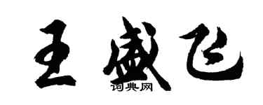 胡問遂王盛飛行書個性簽名怎么寫