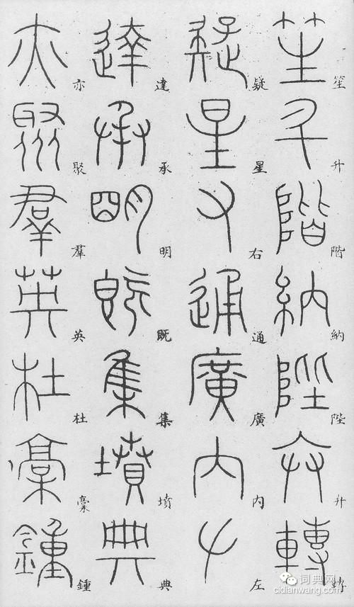 李陽冰篆書《千字文》