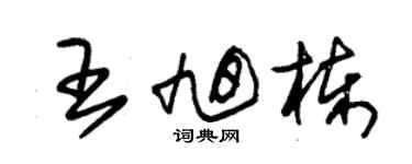 朱錫榮王旭棟草書個性簽名怎么寫