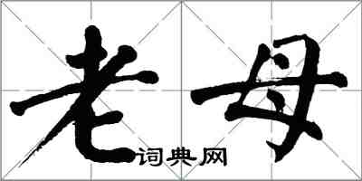 翁闓運老母楷書怎么寫