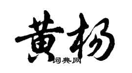 胡問遂黃楊行書個性簽名怎么寫