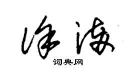 朱錫榮徐滿草書個性簽名怎么寫