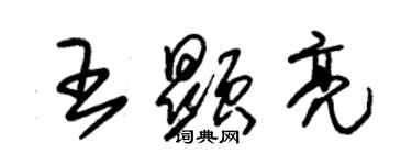 朱錫榮王顯亮草書個性簽名怎么寫