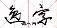 朱錫榮逸字草書怎么寫