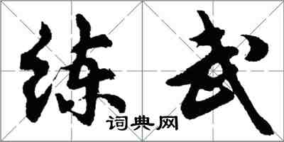 胡問遂練武行書怎么寫