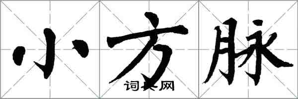 翁闓運小方脈楷書怎么寫