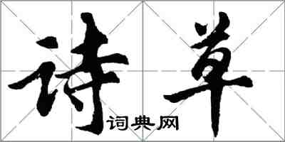 胡問遂詩草行書怎么寫