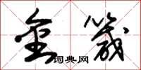 朱錫榮金箴草書怎么寫
